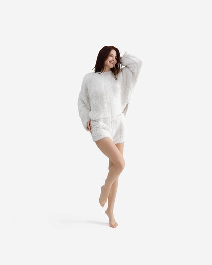 Breathable Faux Fur Shorts