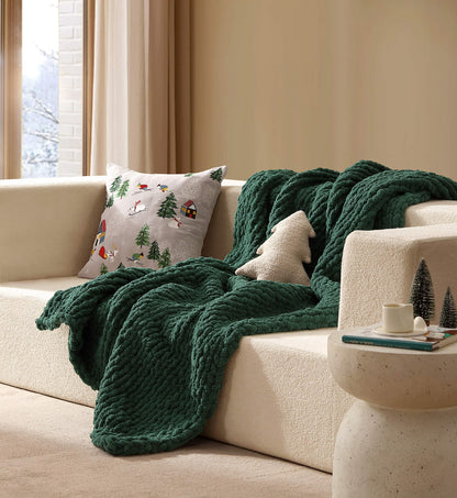 Snug Chunky Knit Throw
