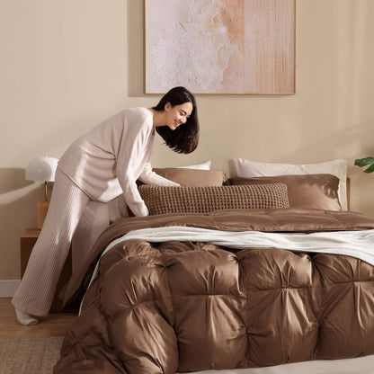 Snug Waffle Lumbar Pillow