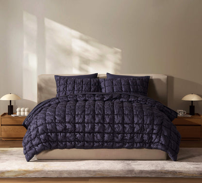 Silky Lyocell Puff Sham Set