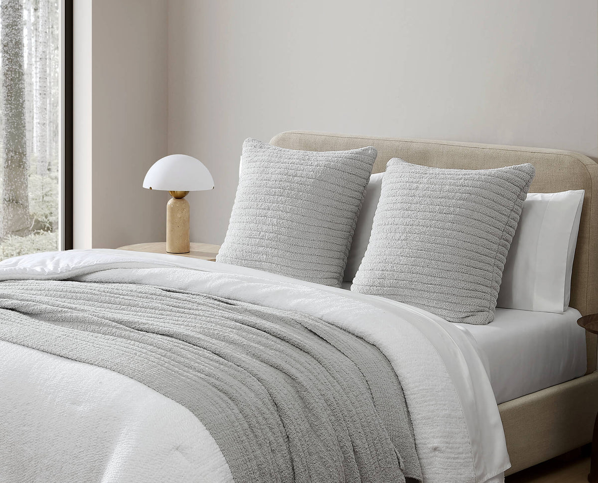 Snug Striped Euro Pillow