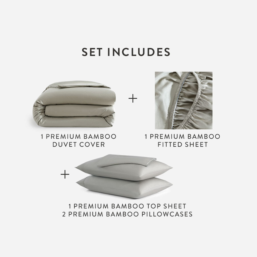 Premium Bamboo Viscose Duvet Move In Bundle