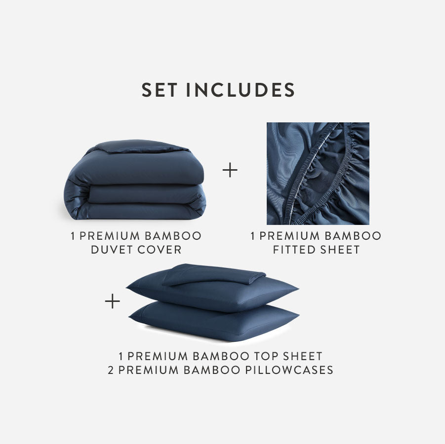 Premium Bamboo Viscose Duvet Move In Bundle