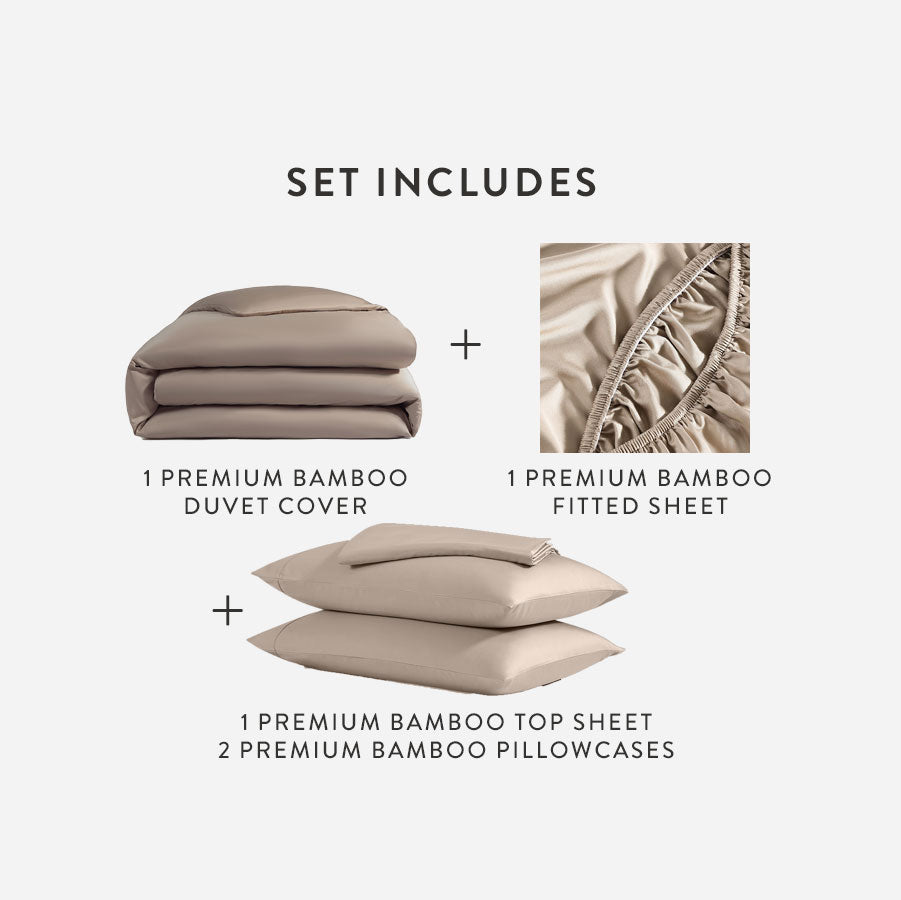 Premium Bamboo Viscose Duvet Move In Bundle