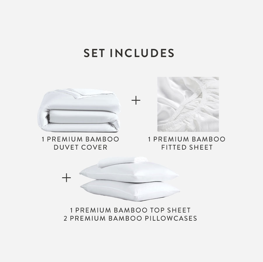 Premium Bamboo Viscose Duvet Move In Bundle