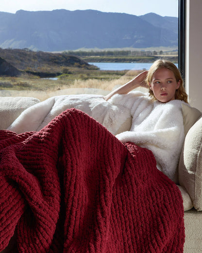 Snug Chunky Knit Throw