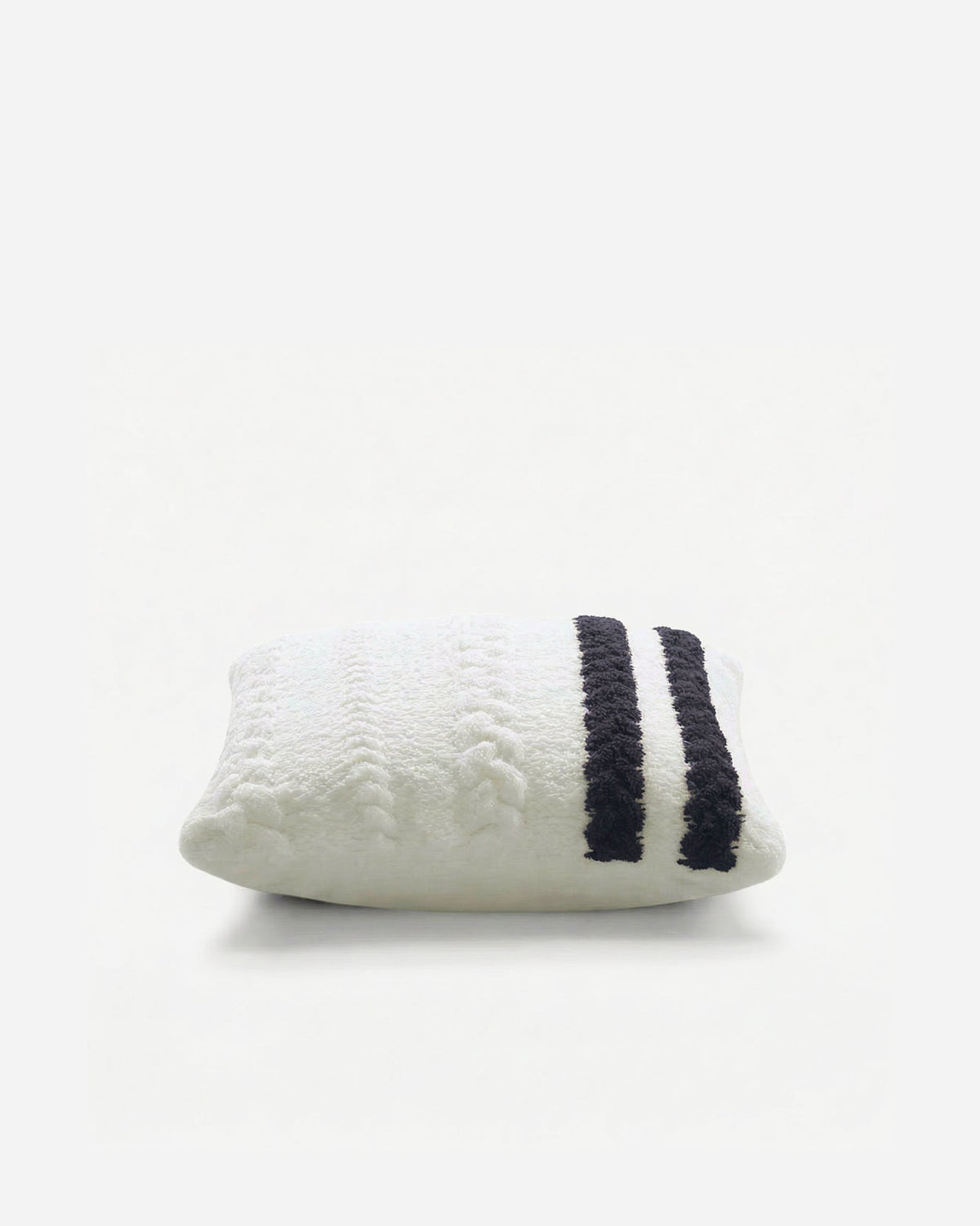 Snug Braided Two-Stripes Throw Pillow