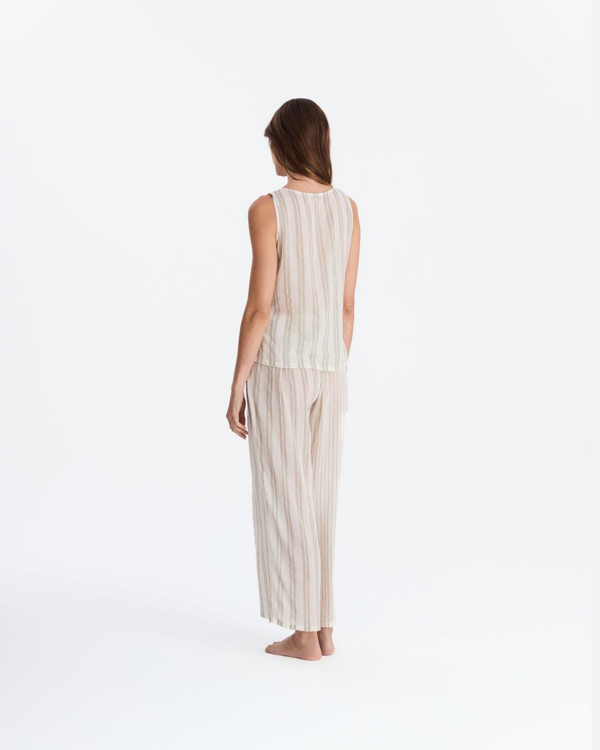 Salvia Cotton Mist Long Pajama Set