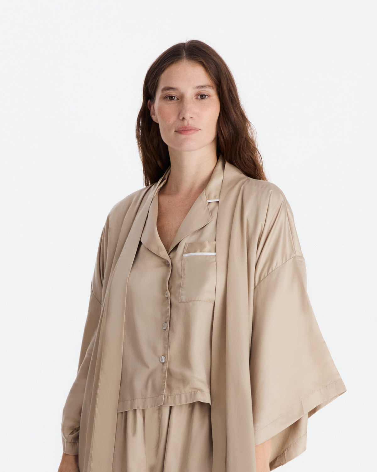 Silky Lyocell Kimono