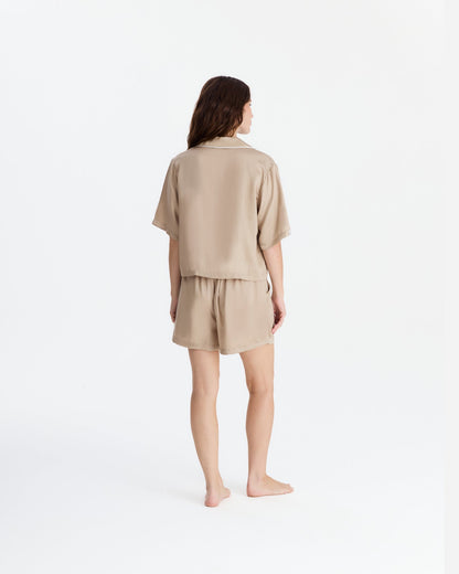 Silky Lyocell Short Pajama Set
