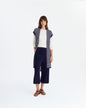 Striped Cloud Cool Light Short Cardigan